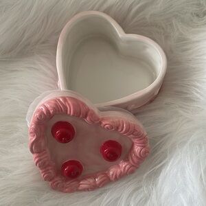 Heart Cake Trinket Jar